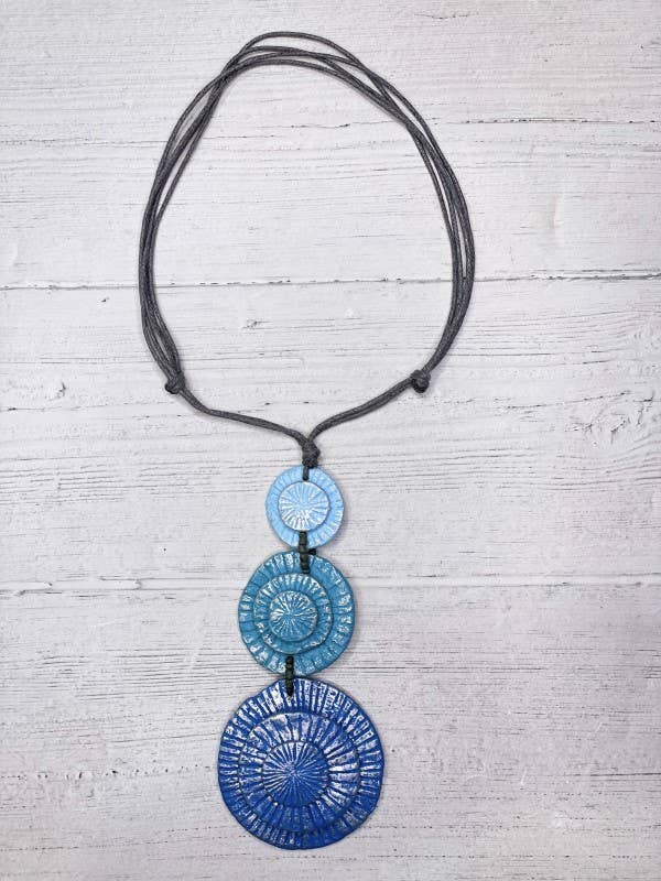 Necklace Adjustable 3 Pendant