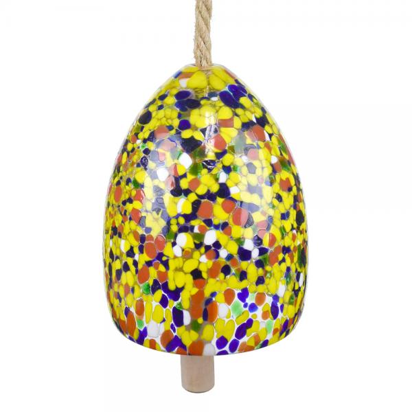 Blown Glass Bell Wind Chime - Image 5