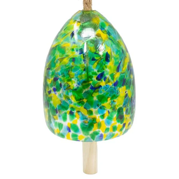 Blown Glass Bell Wind Chime - Image 7