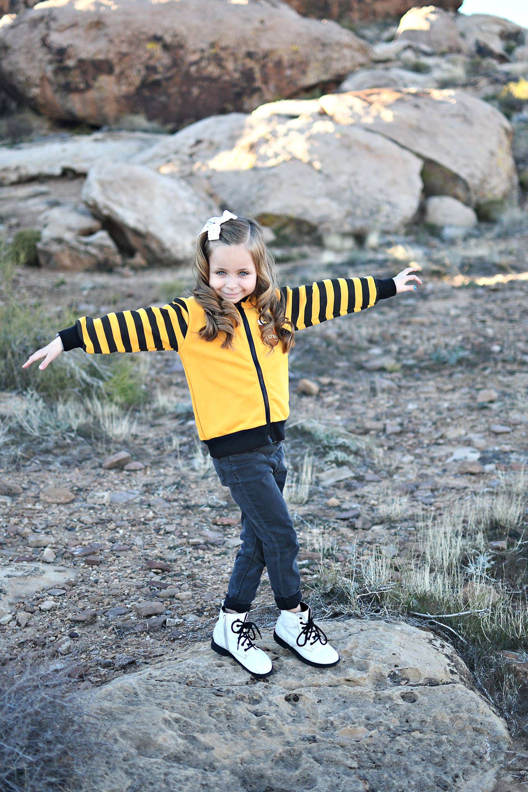Buzz the Bee 3D Backpack Hoodie - Image 2