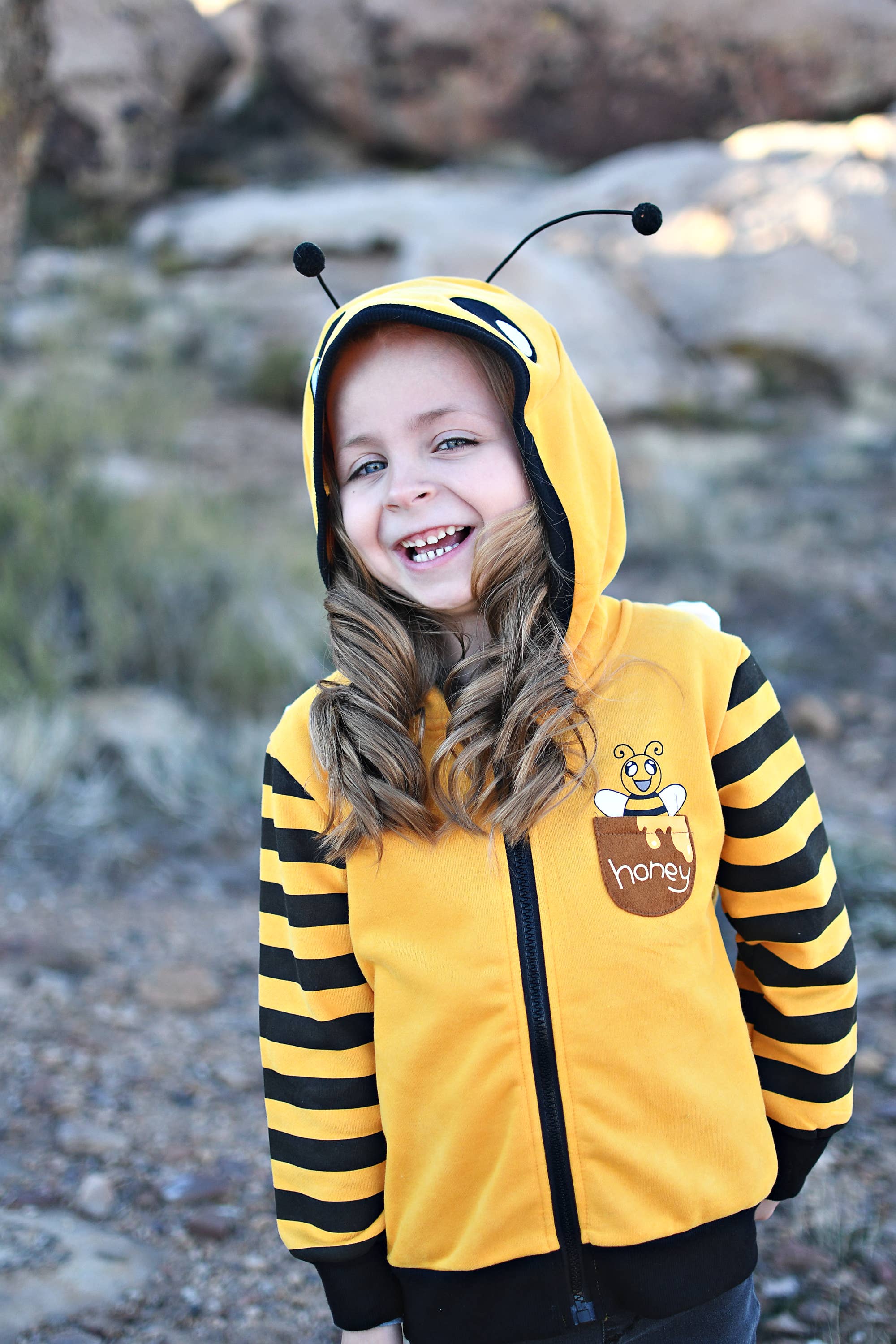 Buzz the Bee 3D Backpack Hoodie - Image 7