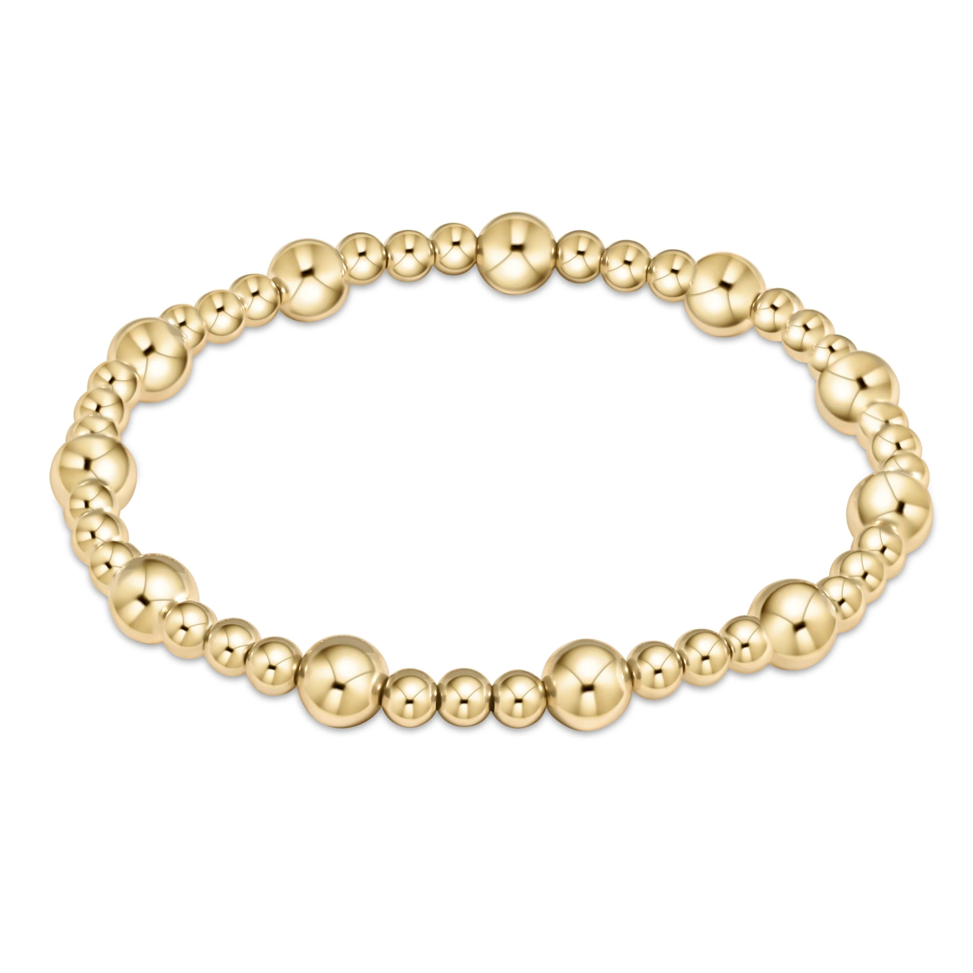 E Newton Sincerity Gold 6MM Bracelet