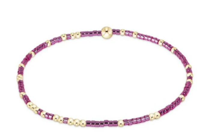 E Newton EXT Hope Unwritten Bracelet Pink Metallic