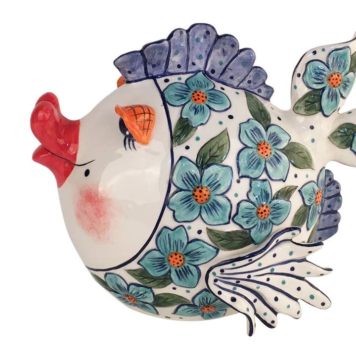 FLOWER FISH PLANTER