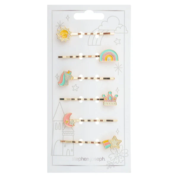 Girls enamel hair pins - Image 2