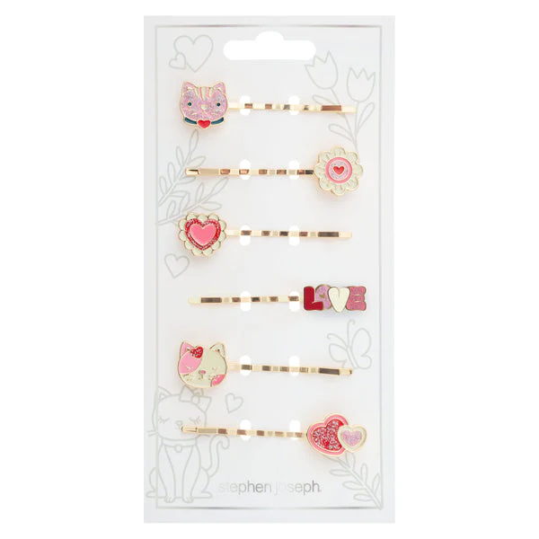 Girls enamel hair pins - Image 3