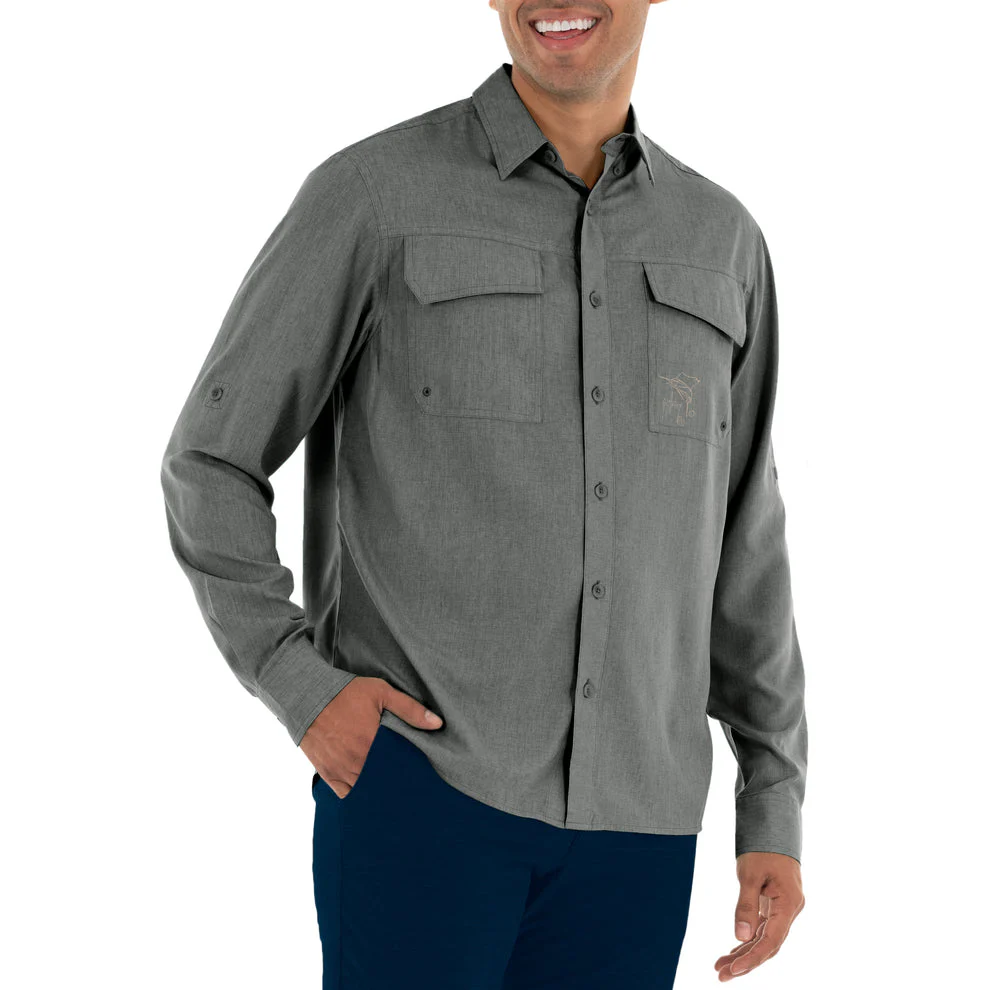 Guy Harvey Woven Fishing Shirt - Image 5