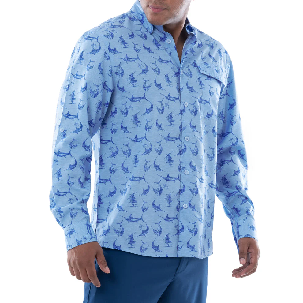 Guy Harvey Woven Fishing Shirt - Image 6