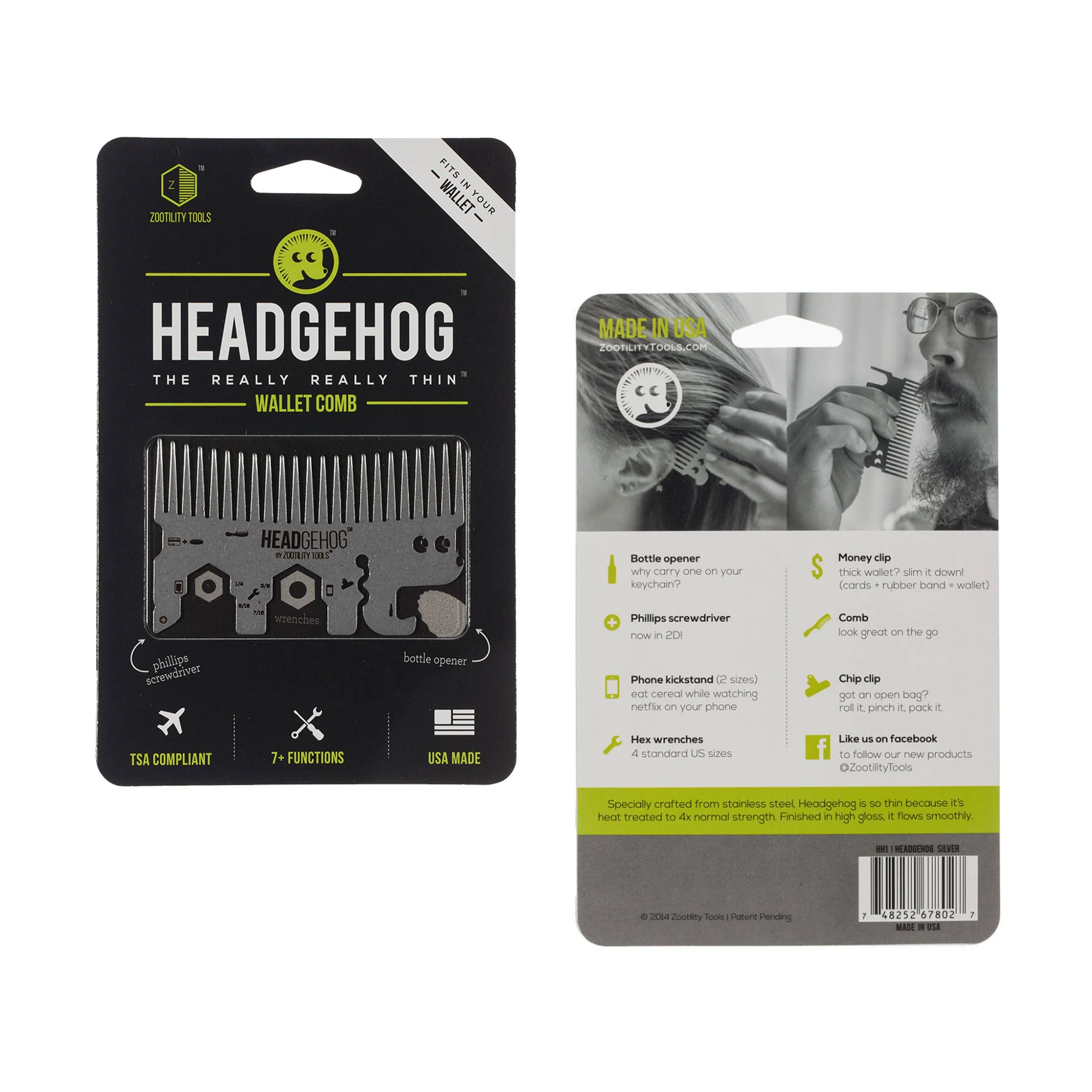 Hedgehog Multi-Tool Handy Comb - Image 5