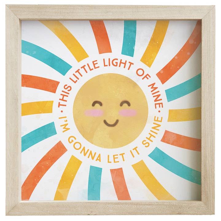 Little Light Sun Rustic Frame