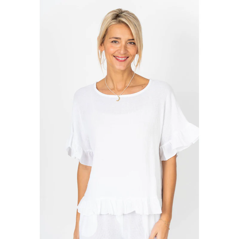 Look Mode Ruffle Top - Image 2