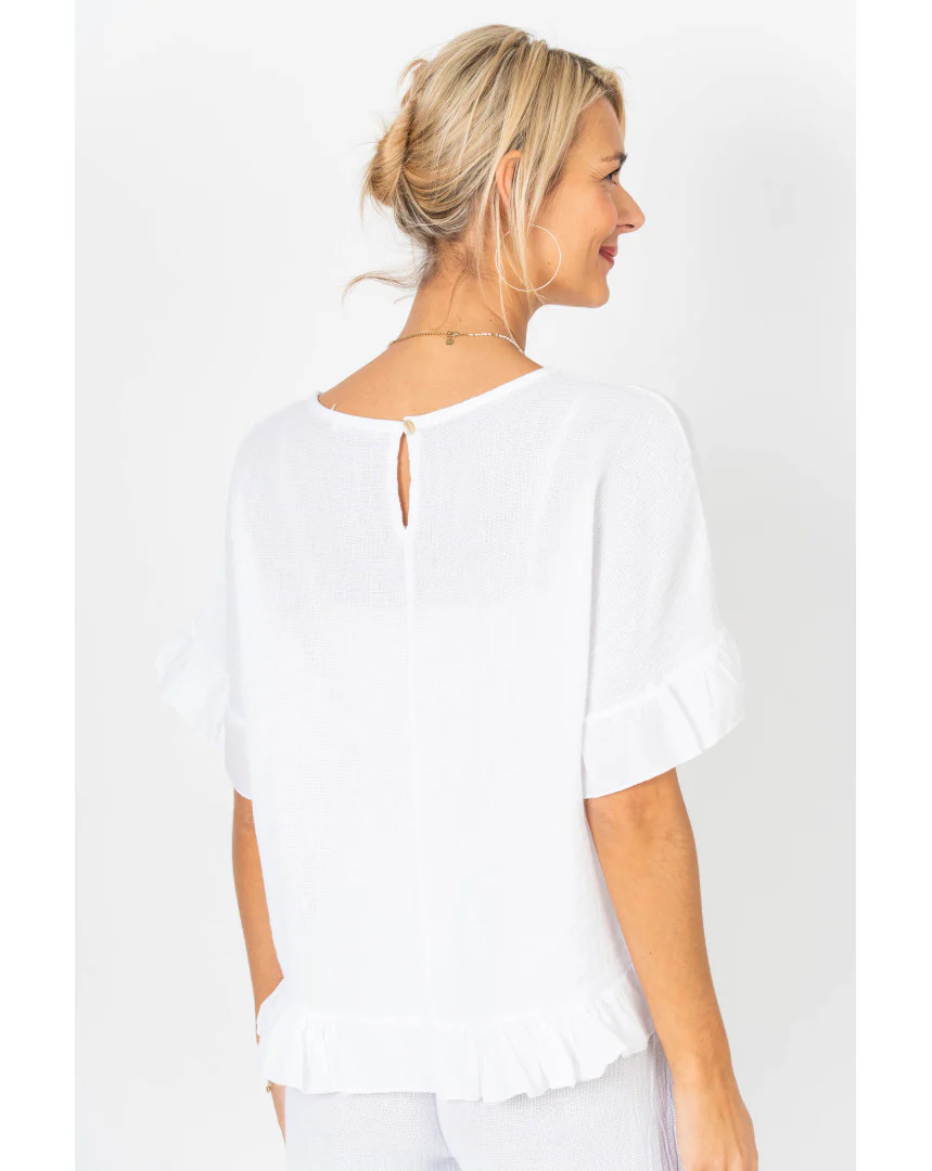 Look Mode Ruffle Top - Image 3