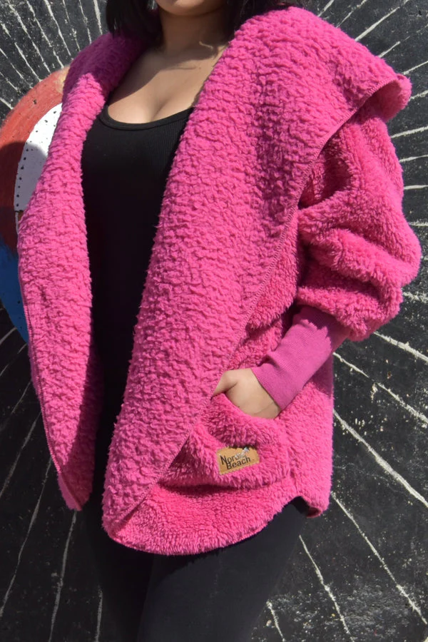 Furry Hooded Cardigan - Image 10
