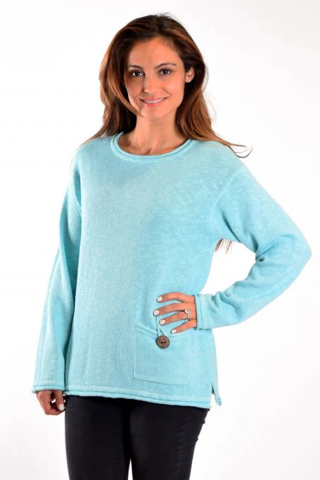 Avalin Pocket Crew Knit Sweater - Image 3