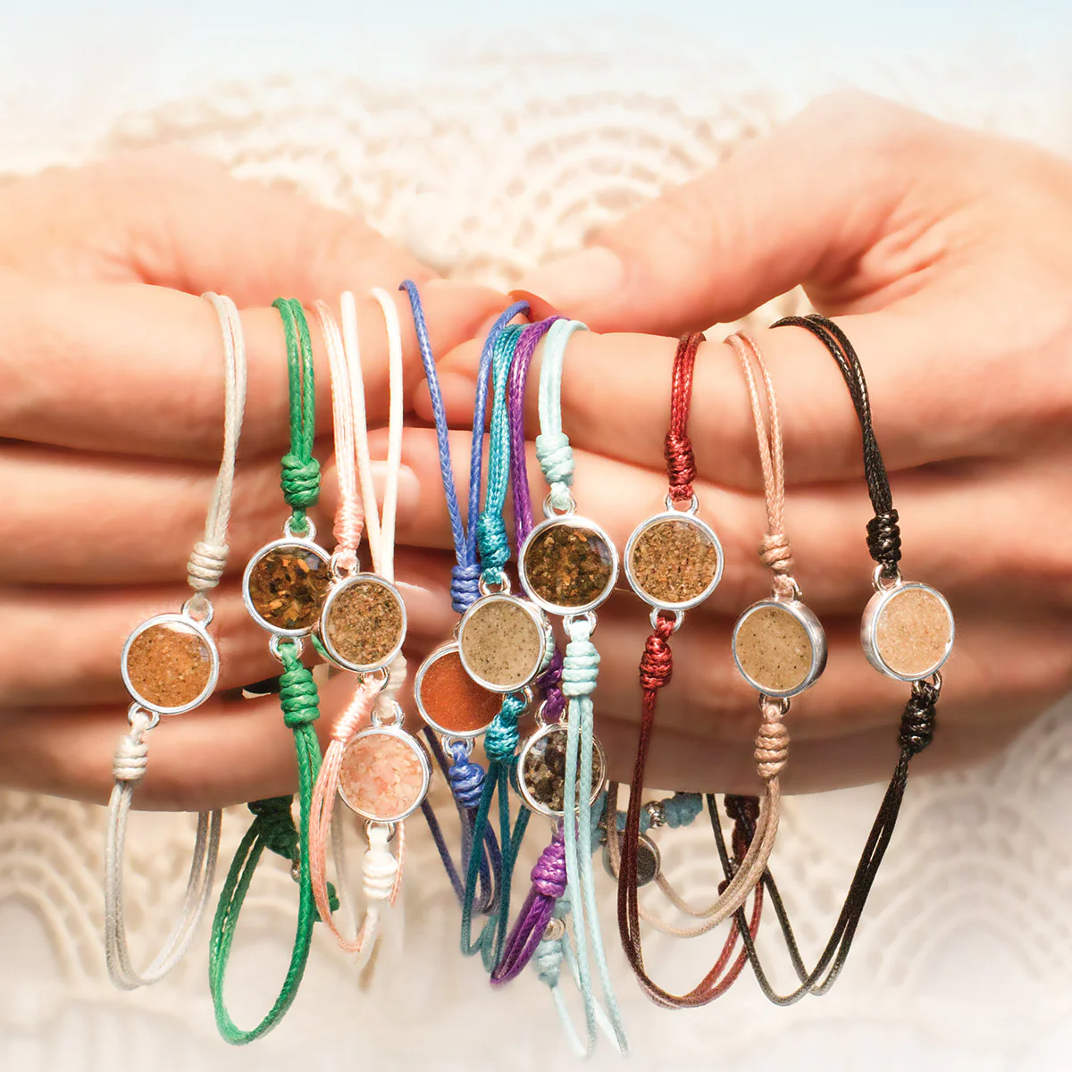 Touch the World Bracelet - Climate Change (FMB Sand) - Image 2