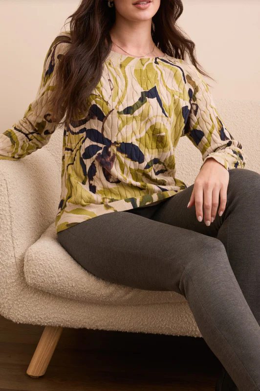 Tribal Crew Neck Sweater - Image 4