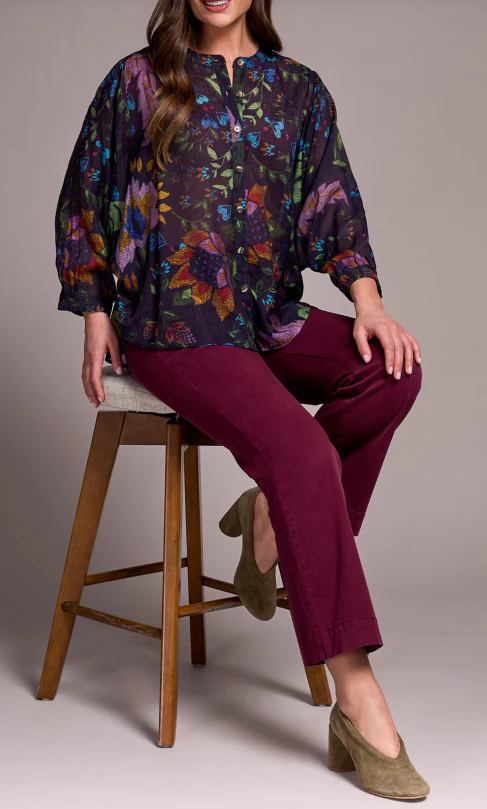 Tribal Flowy Dolman Blouse - Image 3