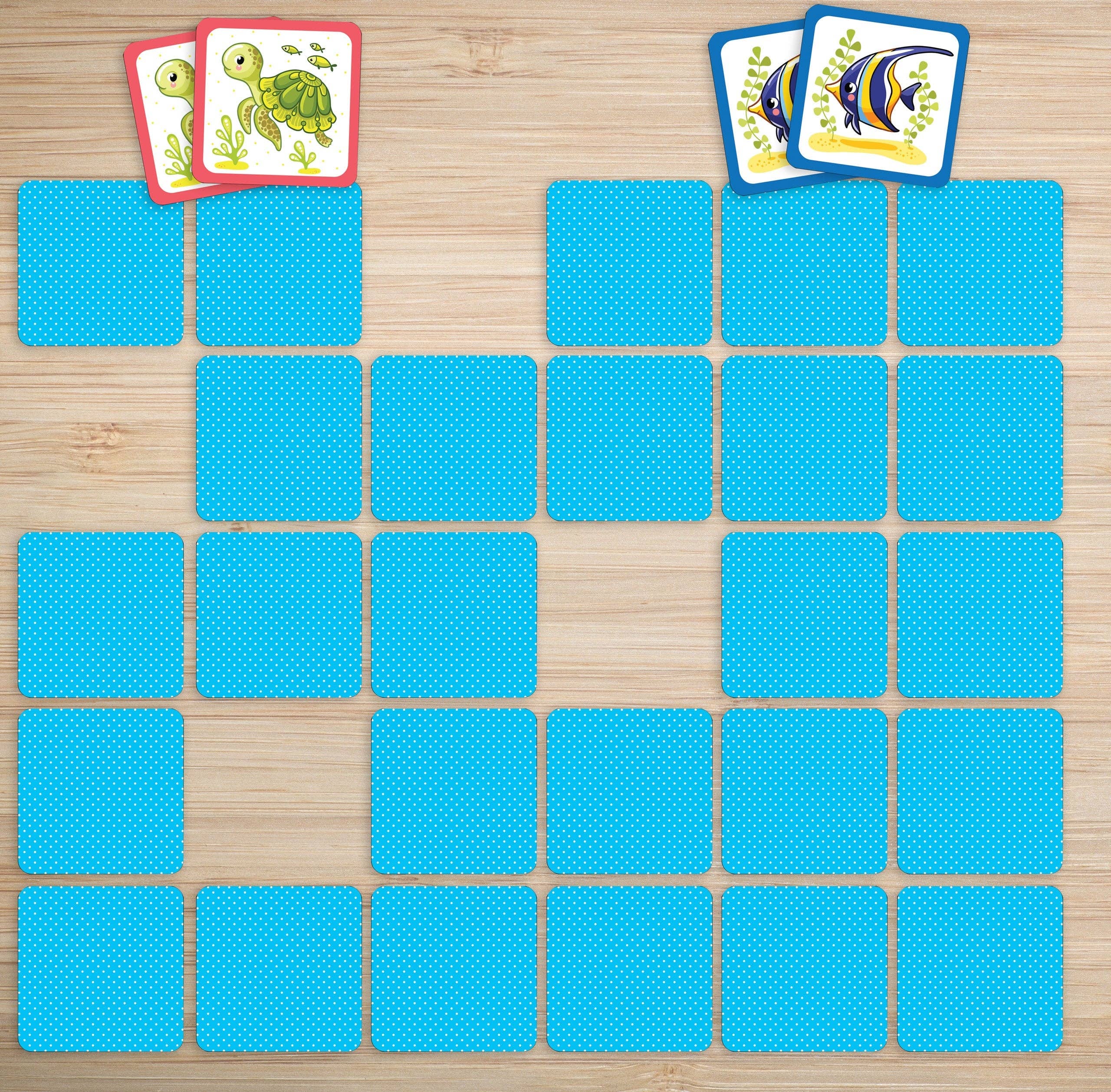 Under the Sea Memory Match Game (Set of 72 cards) - Image 3