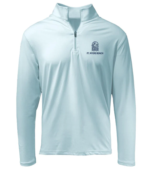 Unisex 1/4 zip Pelican FMB - Image 2