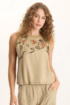 XCVI Katrine Embroidered Tank - Image 5
